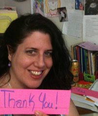 Me trying not to bounce off the walls of my classroom.