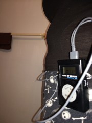 My heart monitor. One month of being sticky in a most unpleasant way. 