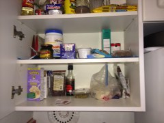 My glorious pantry aka the cupboard. 